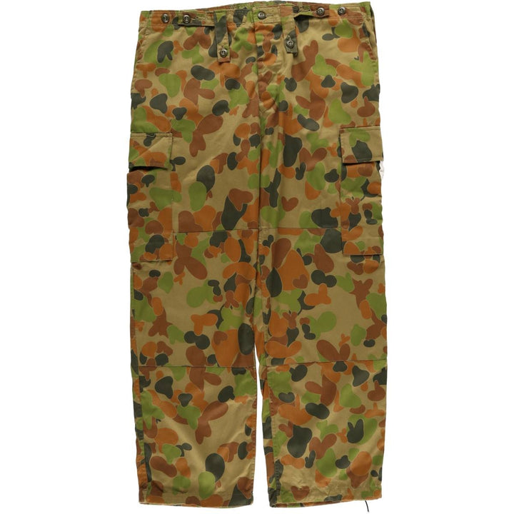 90'S Australian Army Camouflage Pattern DPCU Camo Military Cargo Pants Combat Pants Men's W41 Vintage unknown Khaki type Vintage Second Hand