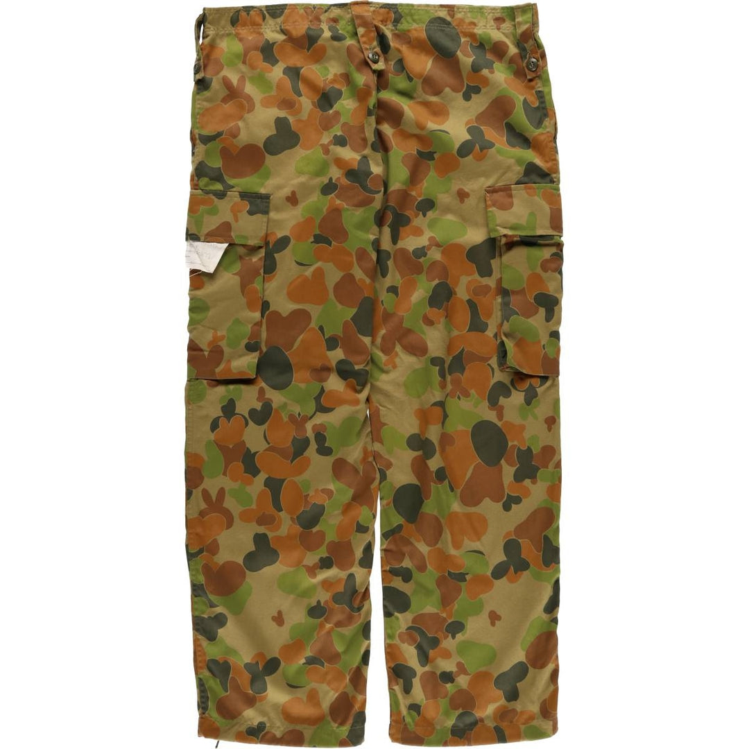 90'S Australian Army Camouflage Pattern DPCU Camo Military Cargo Pants Combat Pants Men's W41 Vintage unknown Khaki type Vintage Second Hand