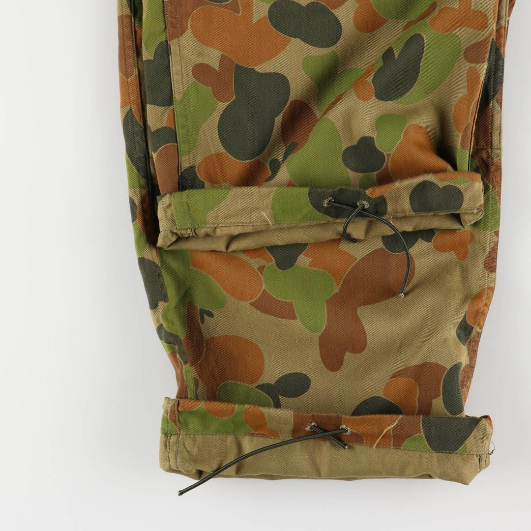 90'S Australian Army Camouflage Pattern DPCU Camo Military Cargo Pants Combat Pants Men's W41 Vintage unknown Khaki type Vintage Second Hand