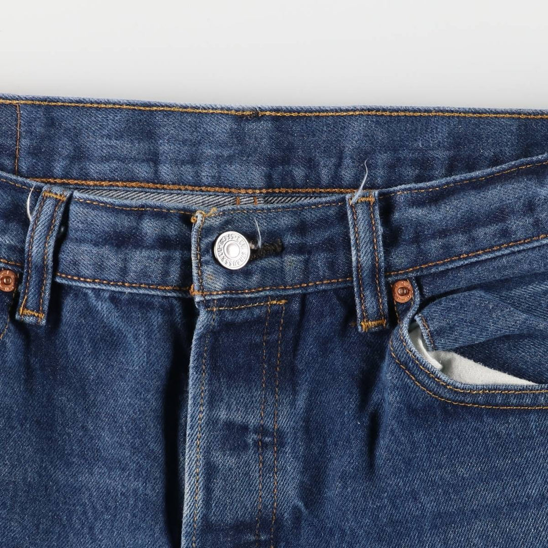 Levi's 501 straight denim pants for men, size W36 cotton blue type Vintage Second Hand