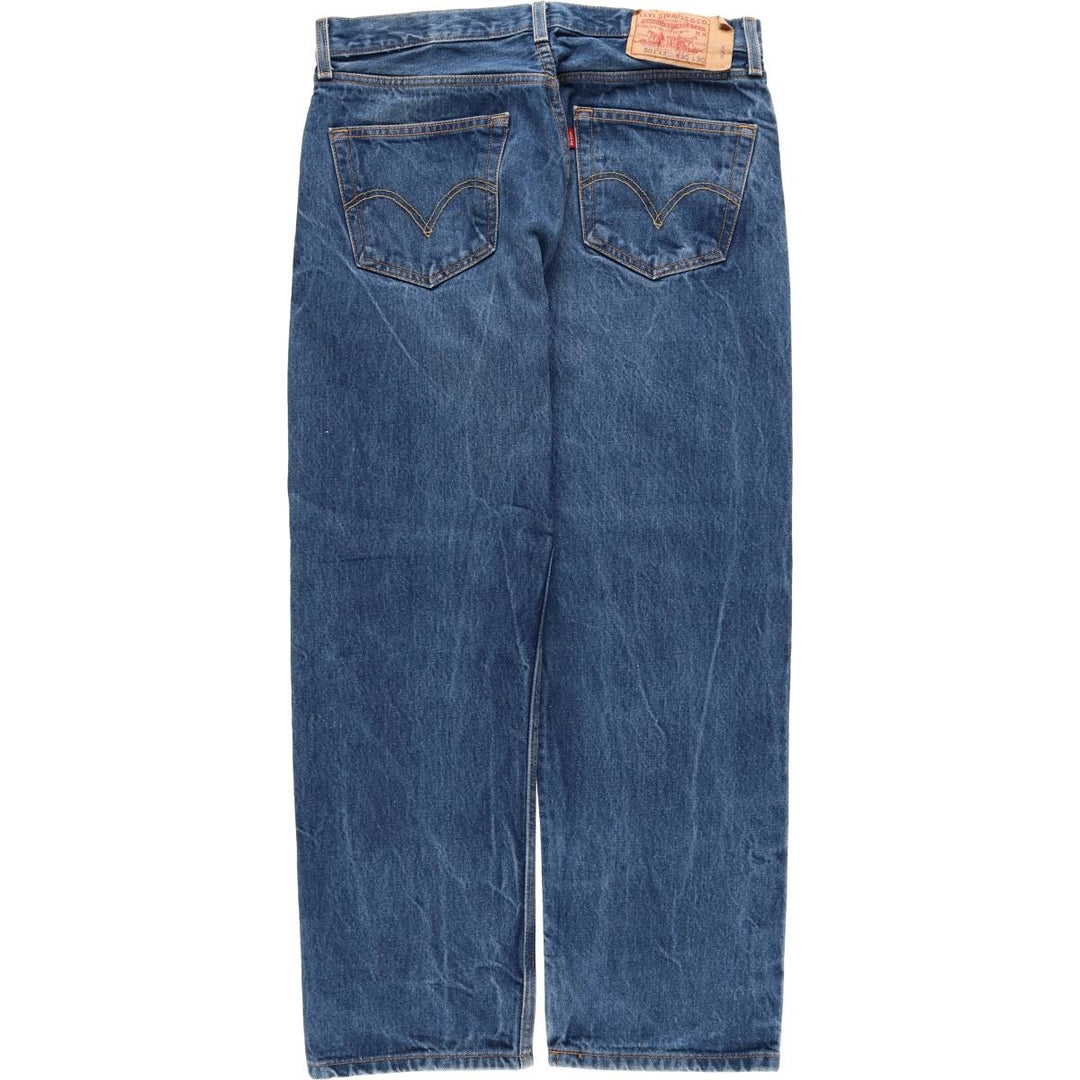 Levi's 501 straight denim pants for men, size W33 cotton blue type Vintage Second Hand