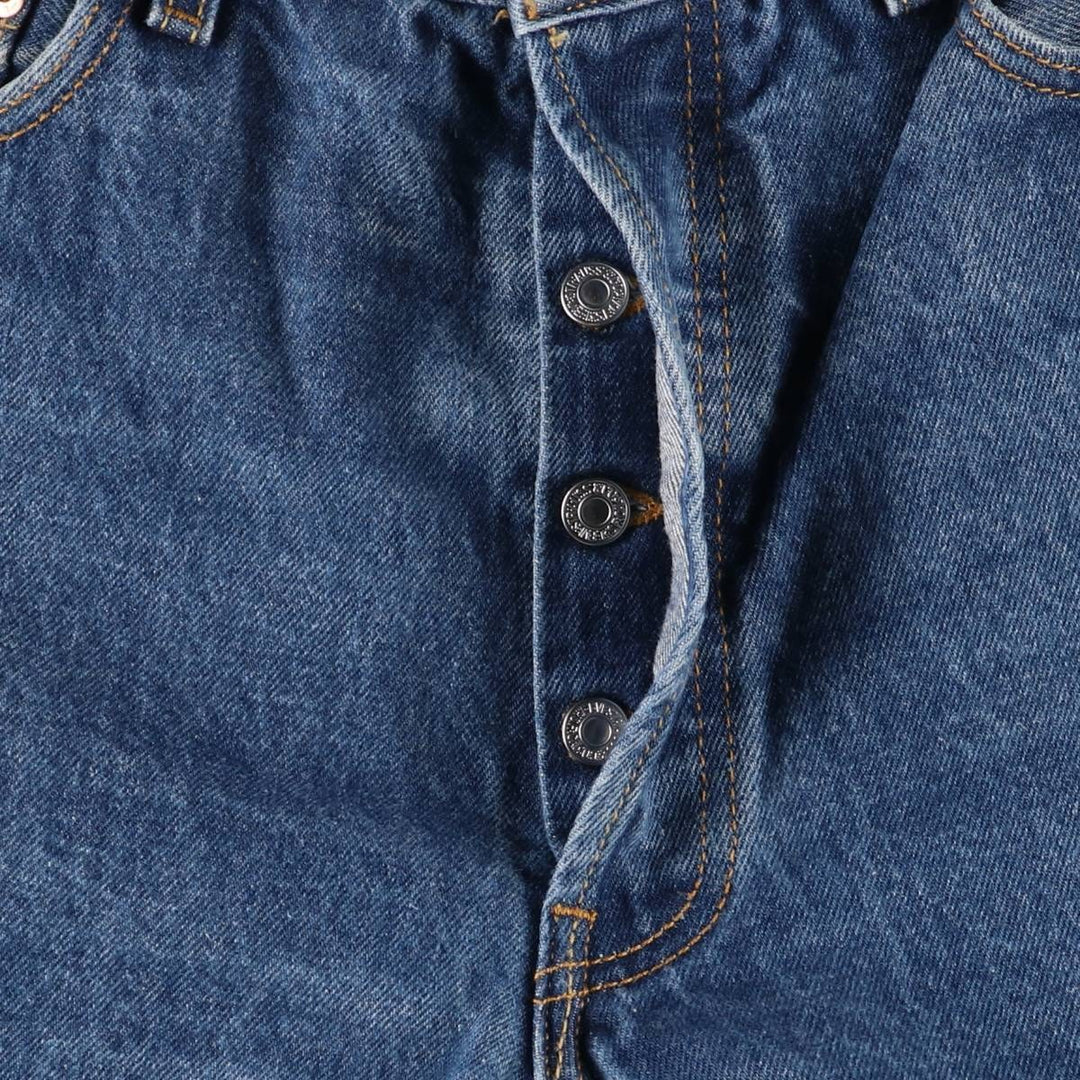 Levi's 501 straight denim pants for men, size W33 cotton blue type Vintage Second Hand