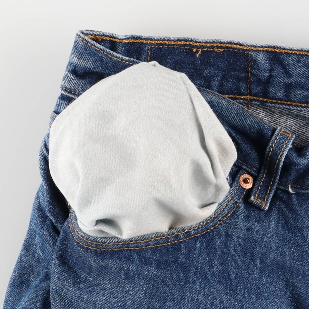 Levi's 501 straight denim pants for men, size W33 cotton blue type Vintage Second Hand