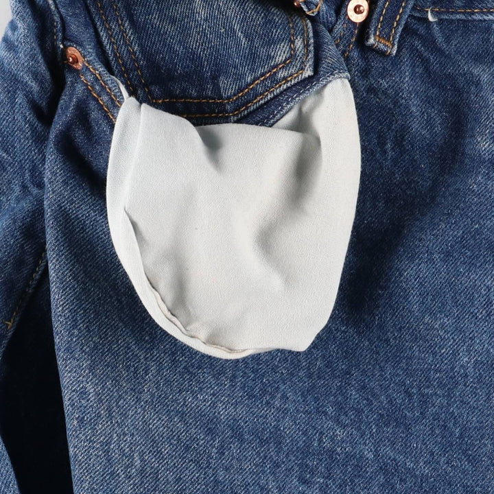 Levi's 501 straight denim pants for men, size W33 cotton blue type Vintage Second Hand