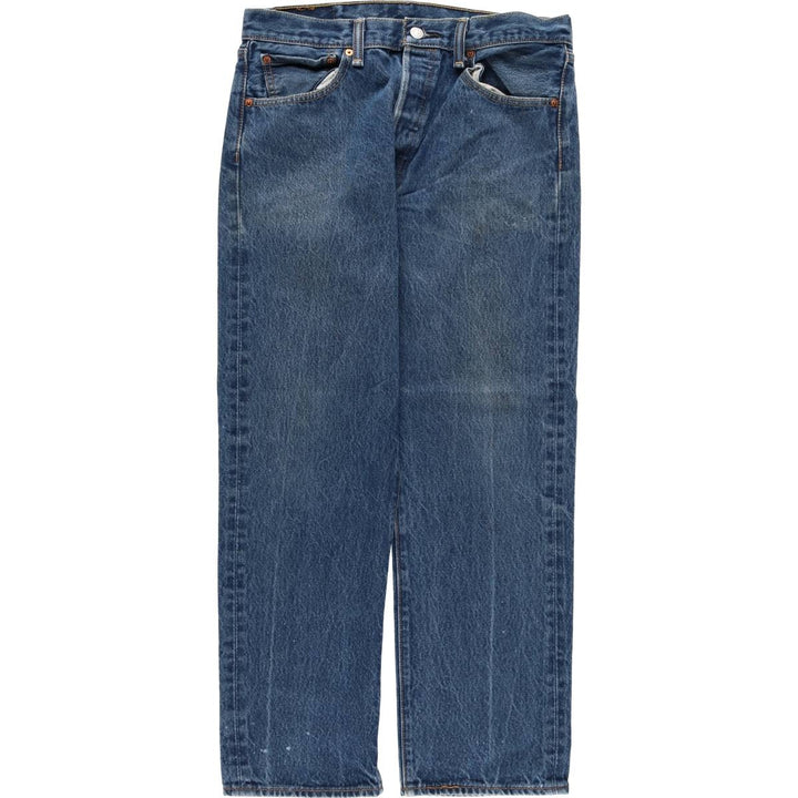 Levi's 501 straight denim pants for men, size W33 cotton blue type Vintage Second Hand