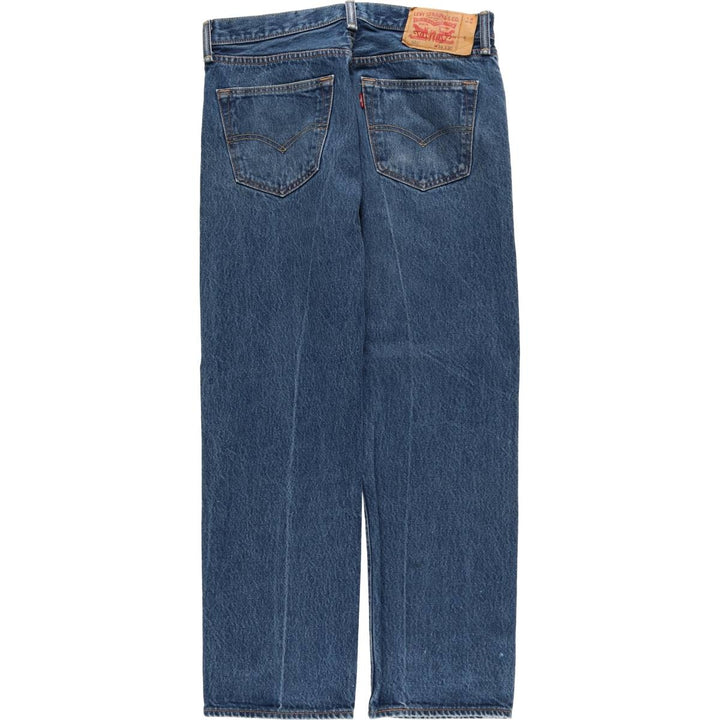 Levi's 501 straight denim pants for men, size W33 cotton blue type Vintage Second Hand