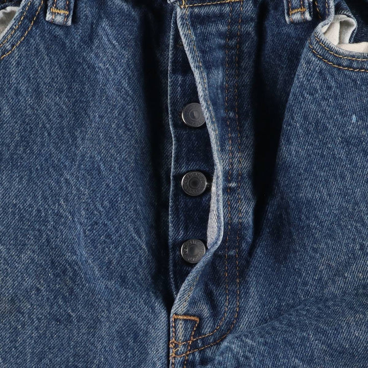 Levi's 501 straight denim pants for men, size W33 cotton blue type Vintage Second Hand