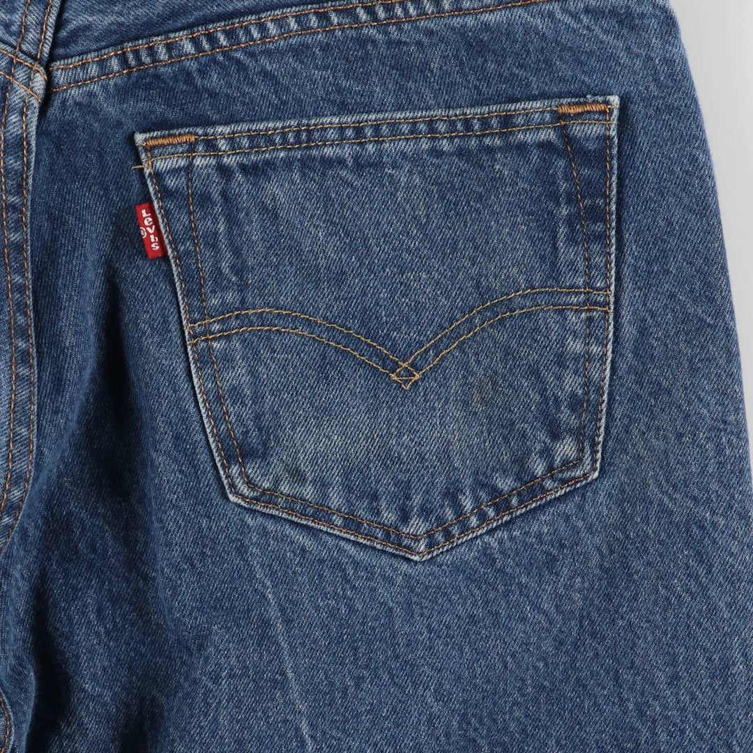 Levi's 501 straight denim pants for men, size W33 cotton blue type Vintage Second Hand