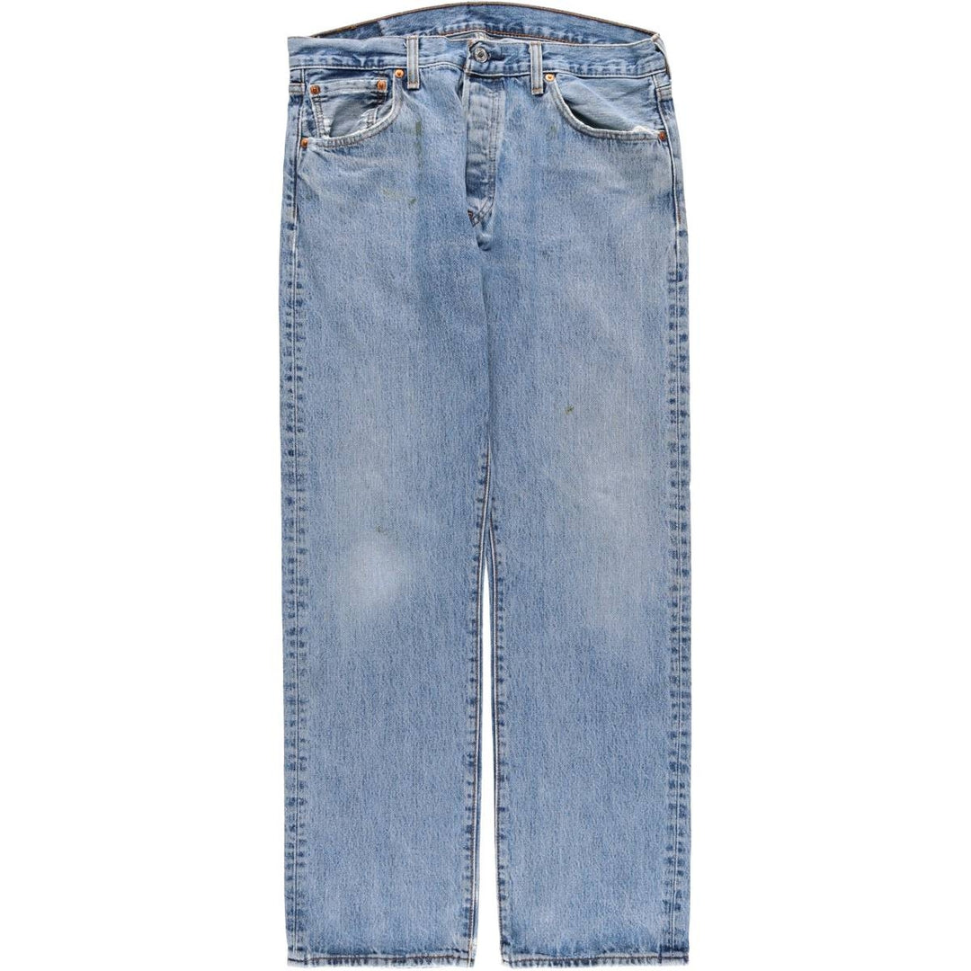 Levi's 501 straight denim pants for men, size W34 unclear blue type Vintage Second Hand