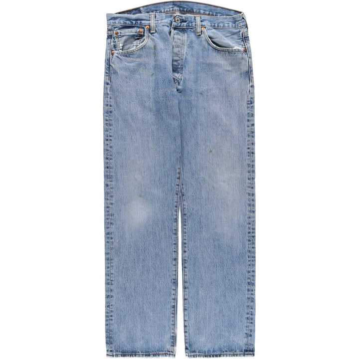 Levi's 501 straight denim pants for men, size W34 unclear blue type Vintage Second Hand