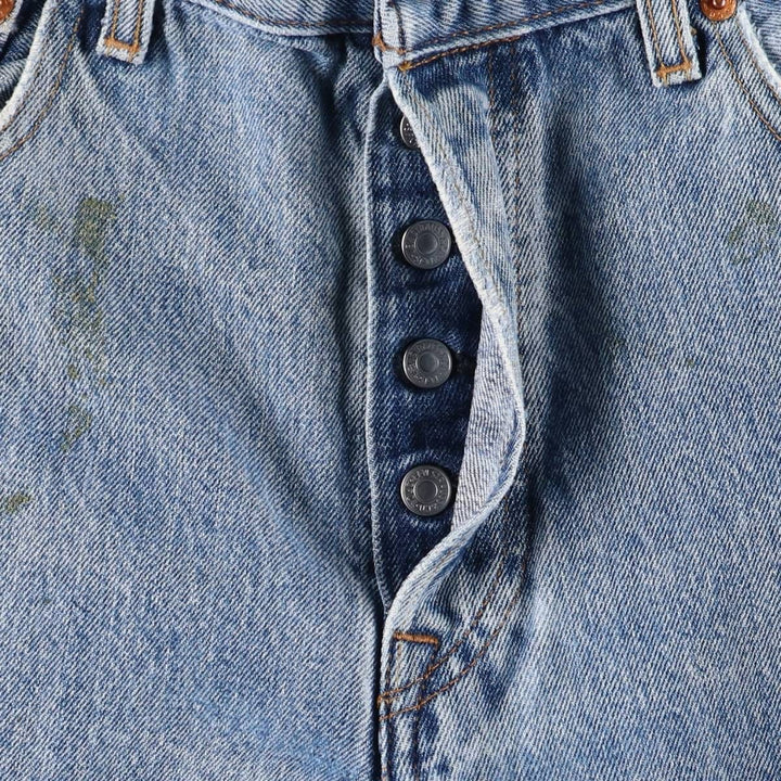 Levi's 501 straight denim pants for men, size W34 unclear blue type Vintage Second Hand