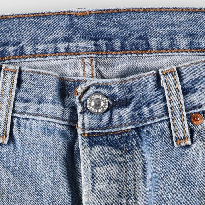 Levi's 501 straight denim pants for men, size W34 unclear blue type Vintage Second Hand