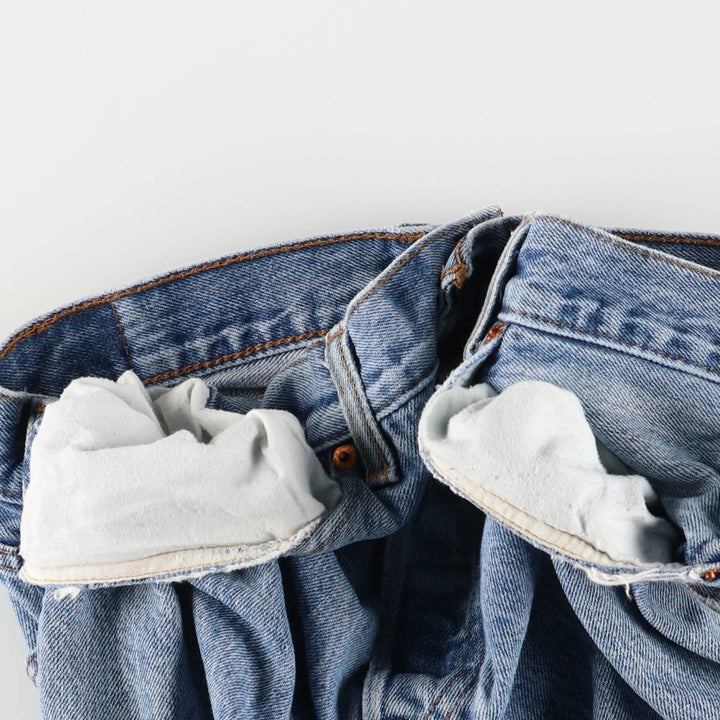 Levi's 501 straight denim pants for men, size W34 unclear blue type Vintage Second Hand