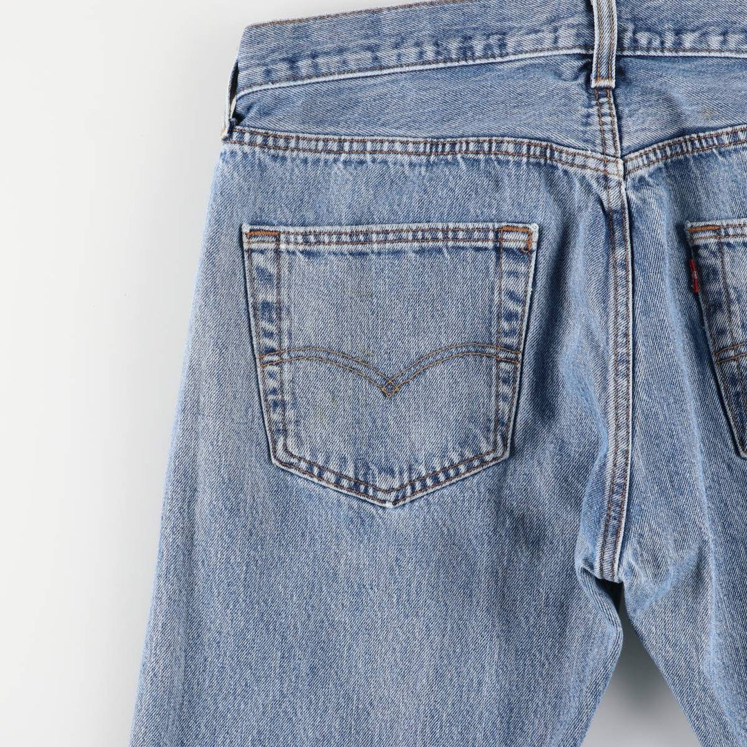 Levi's 501 straight denim pants for men, size W34 unclear blue type Vintage Second Hand