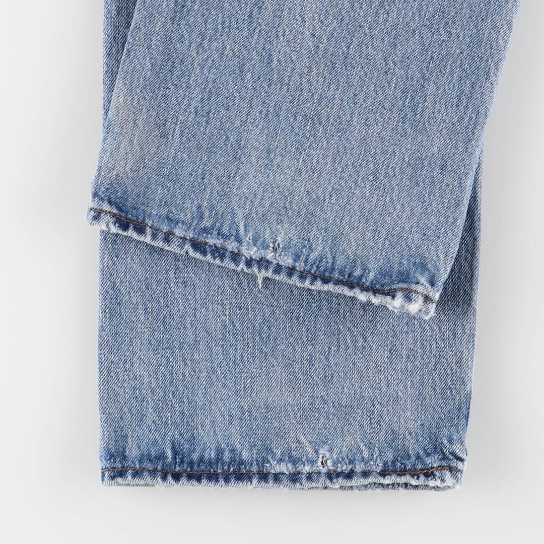 Levi's 501 straight denim pants for men, size W34 unclear blue type Vintage Second Hand