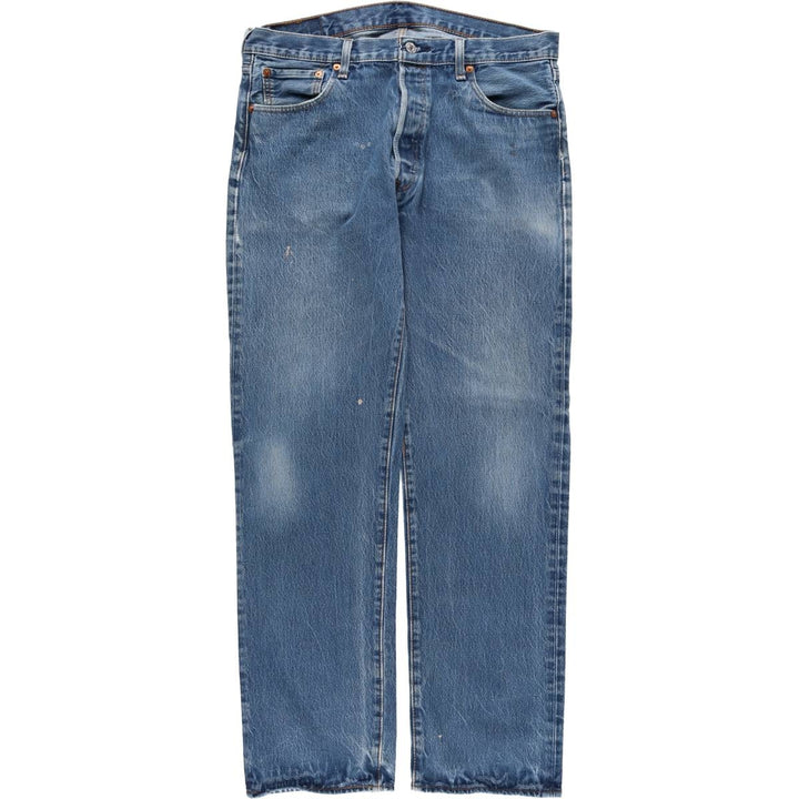Levi's 501 straight denim pants for men, size W35 unclear blue type Vintage Second Hand