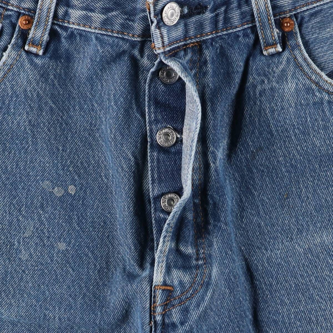 Levi's 501 straight denim pants for men, size W35 unclear blue type Vintage Second Hand