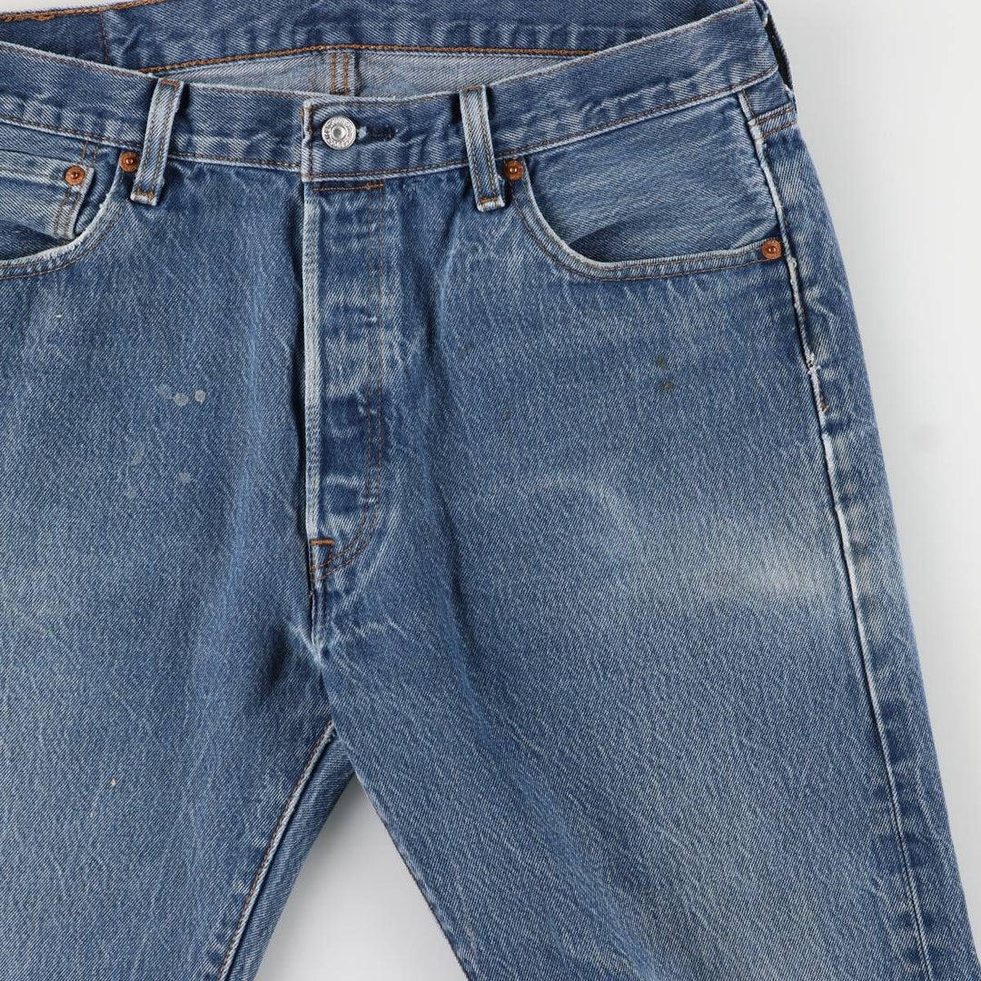 Levi's 501 straight denim pants for men, size W35 unclear blue type Vintage Second Hand