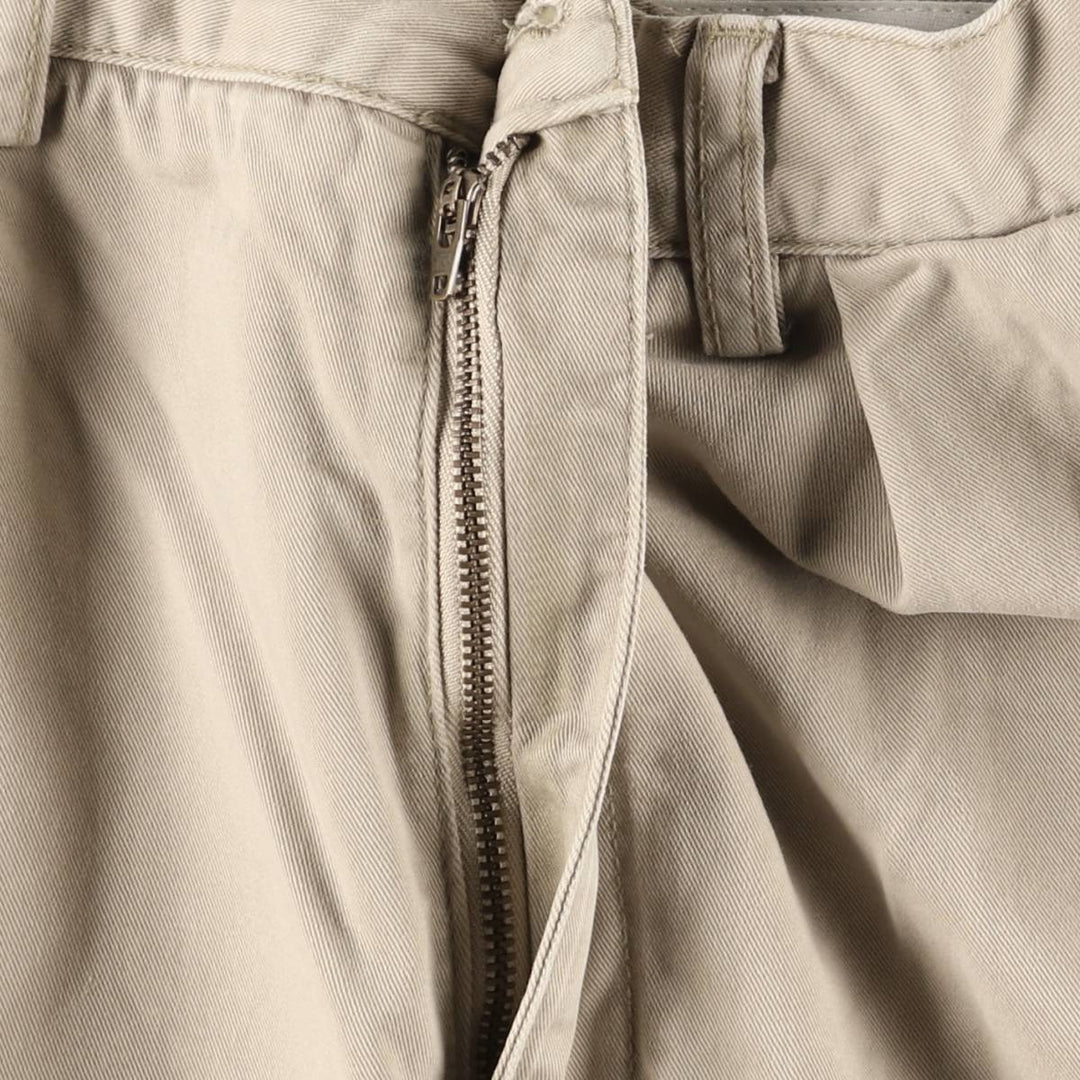 Ralph Lauren POLO by Ralph Lauren TYLER SHORT Two-pleat chino shorts, short pants, men's size W34 cotton Beige type Vintage Second Hand