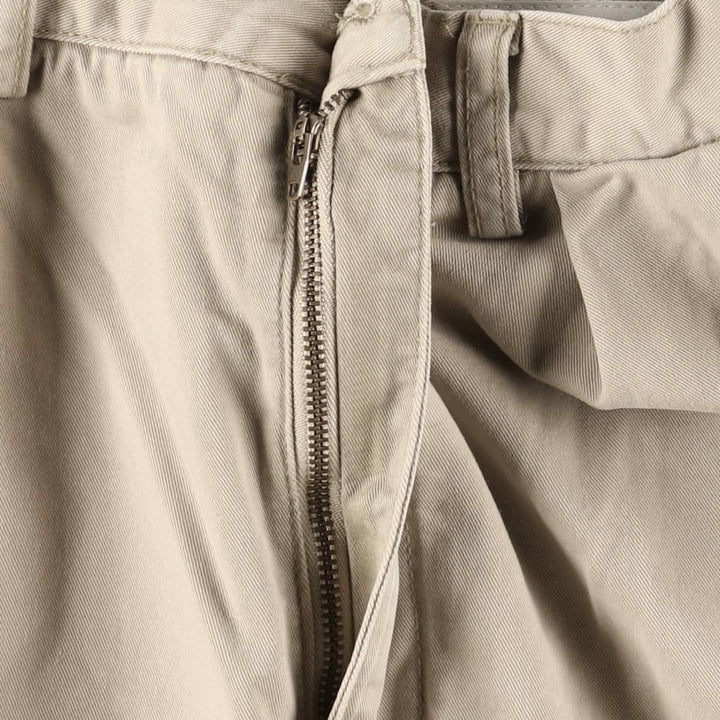Ralph Lauren POLO by Ralph Lauren TYLER SHORT Two-pleat chino shorts, short pants, men's size W34 cotton Beige type Vintage Second Hand