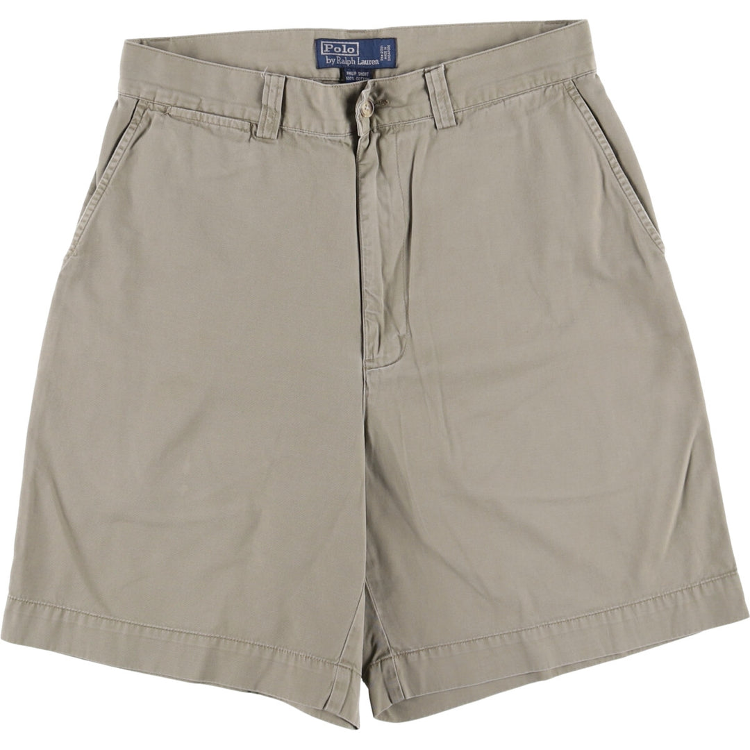 Ralph Lauren POLO by Ralph Lauren PHILIP SHORT Chino Shorts, Men's Size W31 cotton Khaki type Vintage Second Hand