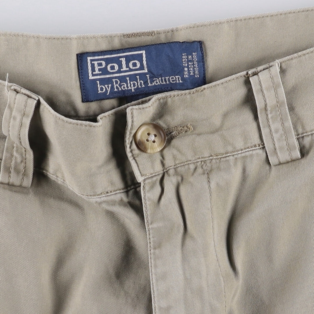 Ralph Lauren POLO by Ralph Lauren PHILIP SHORT Chino Shorts, Men's Size W31 cotton Khaki type Vintage Second Hand