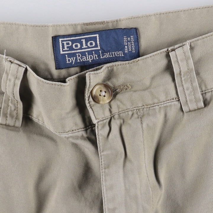 Ralph Lauren POLO by Ralph Lauren PHILIP SHORT Chino Shorts, Men's Size W31 cotton Khaki type Vintage Second Hand