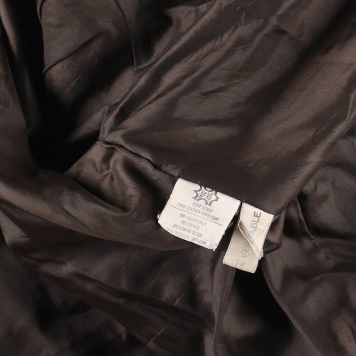 OLIVIER DE BREUIL A-2 Leather Flight Jacket, Men's Size XL genuine leather brown type Vintage Second Hand