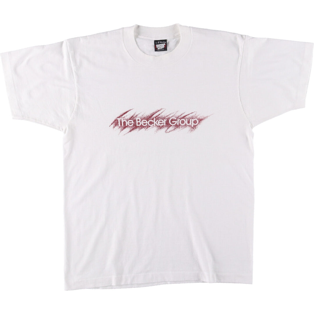 90'S Screen Stars Best Printed T-shirt Made in USA Men's L Vintage polyester white type Vintage Second Hand