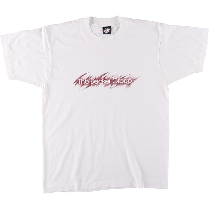 90'S Screen Stars Best Printed T-shirt Made in USA Men's L Vintage polyester white type Vintage Second Hand