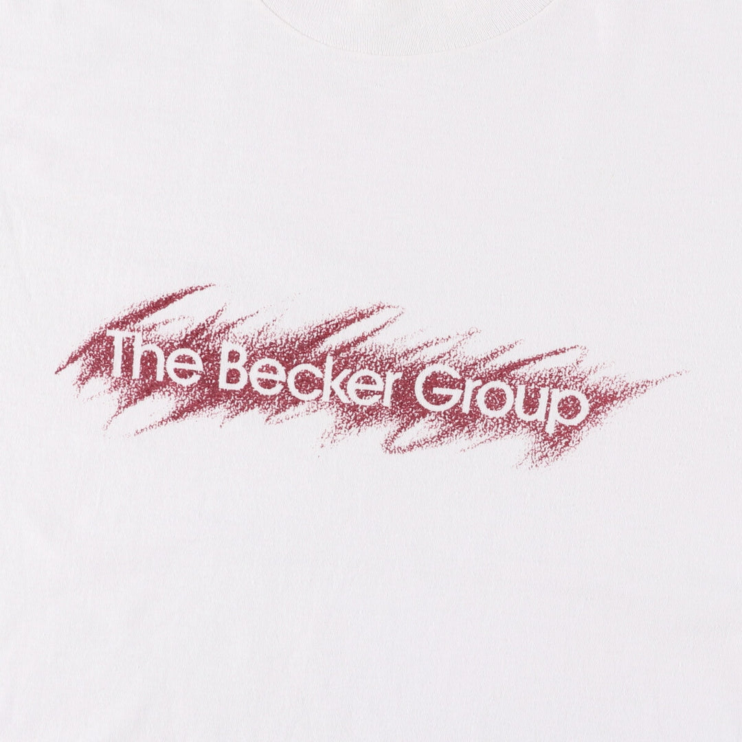 90'S Screen Stars Best Printed T-shirt Made in USA Men's L Vintage polyester white type Vintage Second Hand