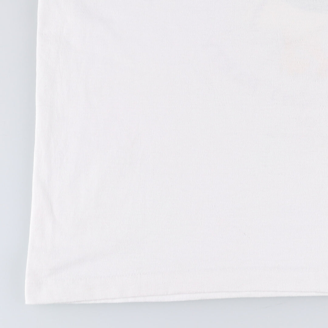 90'S SCREEN STARS Printed T-shirt Made in USA Men's XL Vintage cotton white type Vintage Second Hand