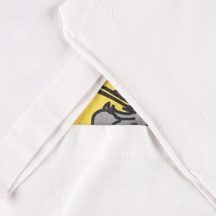 90'S Fruit of the Loom Best Printed T-shirt, Made in USA, Men's XL, Vintage cotton white type Vintage Second Hand