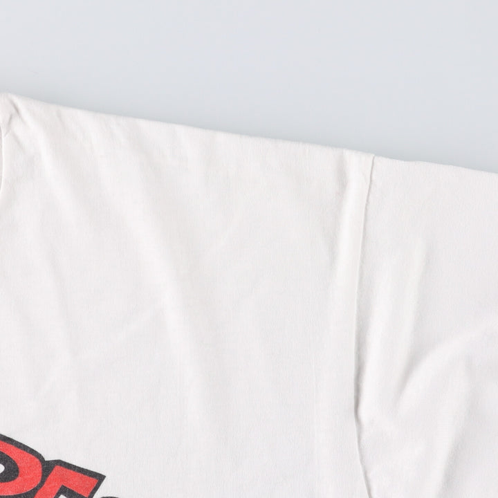 90'S Fruit of the Loom Best Printed T-shirt, Made in USA, Men's XL, Vintage cotton white type Vintage Second Hand