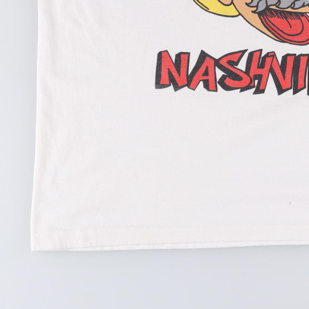 90'S Fruit of the Loom Best Printed T-shirt, Made in USA, Men's XL, Vintage cotton white type Vintage Second Hand