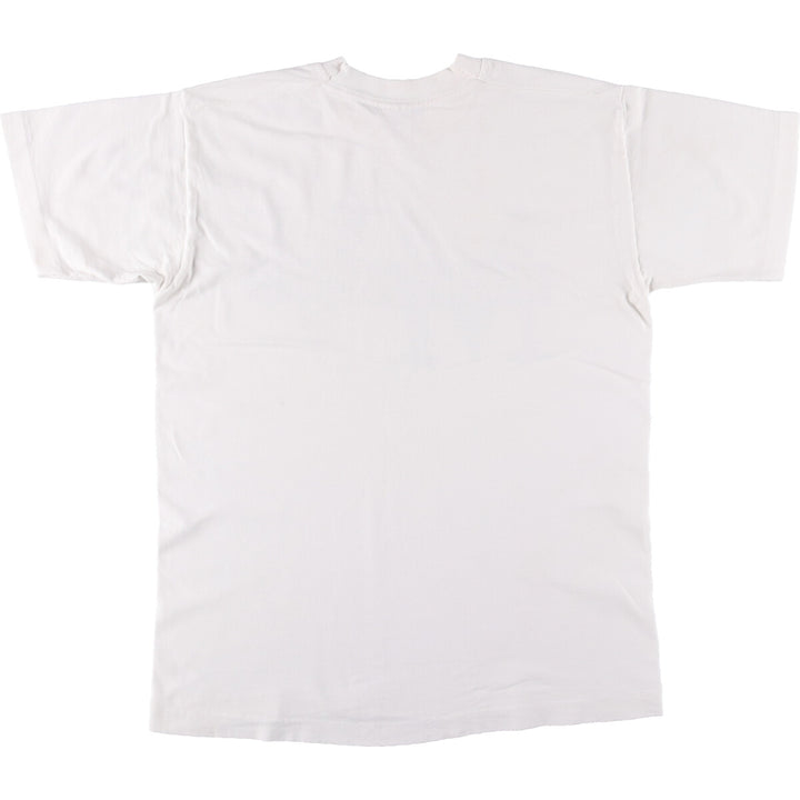 90'S Fruit of the Loom MARTHA'S VINEYARD Printed T-shirt Made in USA Men's L Vintage cotton white type Vintage Second Hand