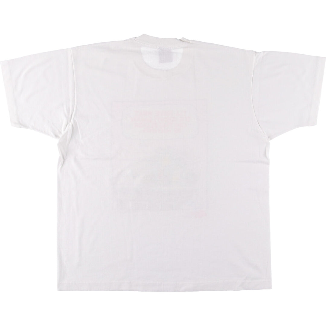 90'S SCREEN STARS Printed T-shirt, Men's XL, Vintage cotton white type Vintage Second Hand
