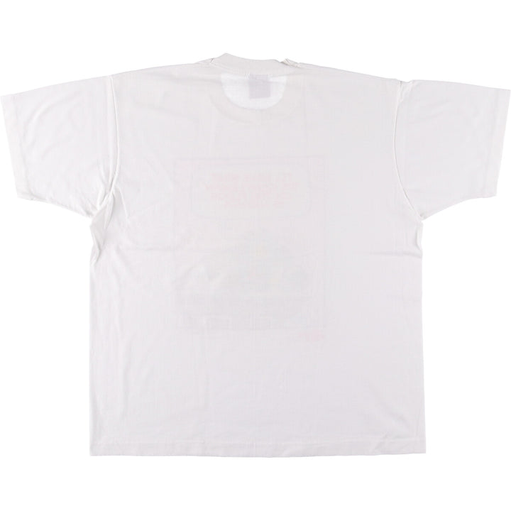 90'S SCREEN STARS Printed T-shirt, Men's XL, Vintage cotton white type Vintage Second Hand