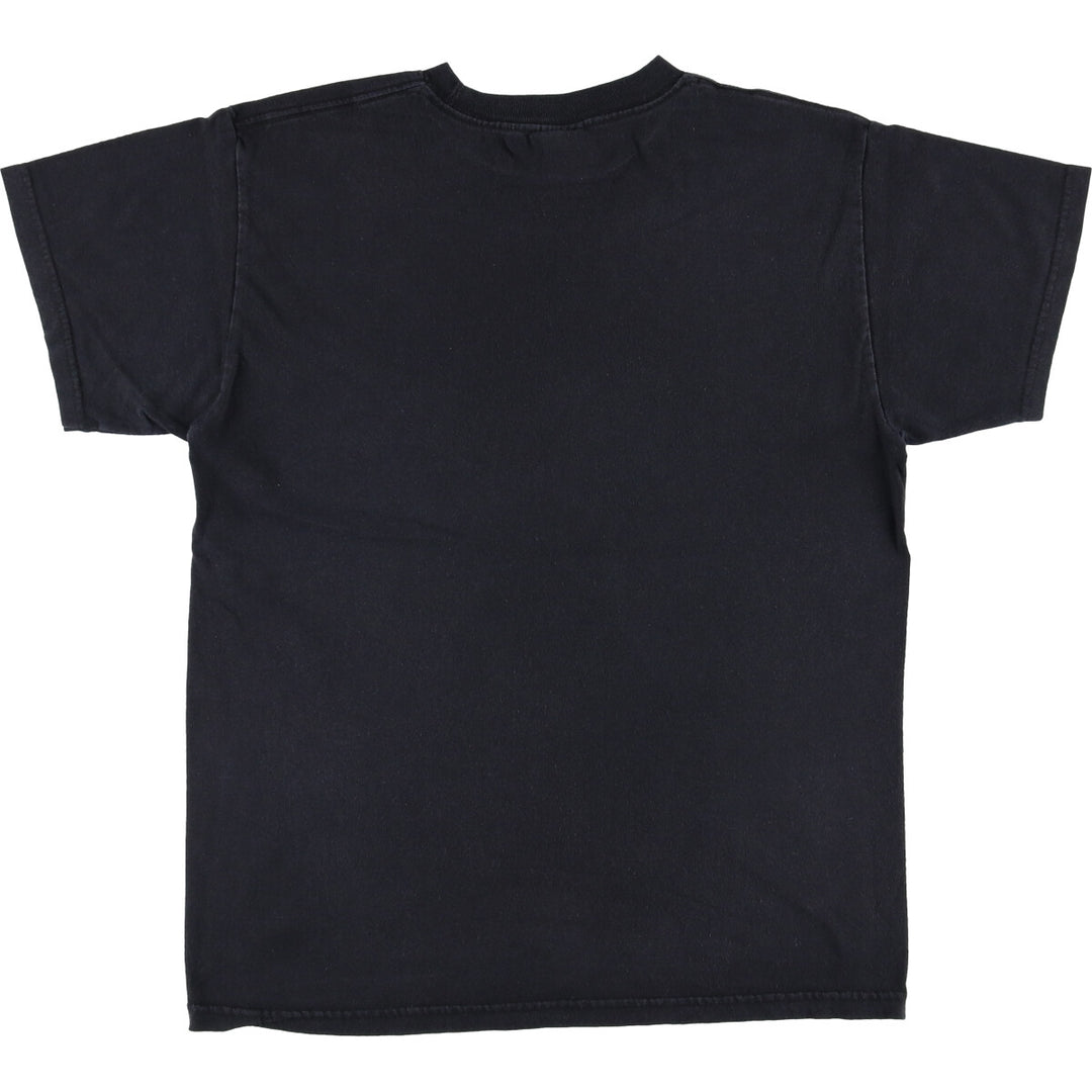 GUNS N' ROSES Skull Pattern Band T-shirt, Men's M size cotton black type Vintage Second Hand