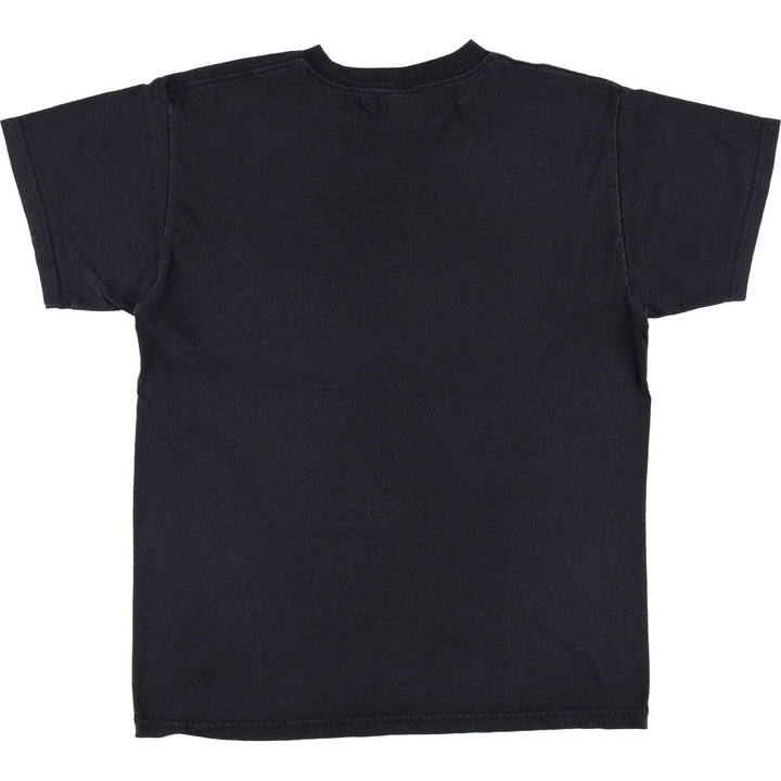 GUNS N' ROSES Skull Pattern Band T-shirt, Men's M size cotton black type Vintage Second Hand