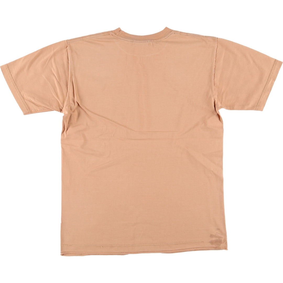 Cygnus THE BEATLES Band T-shirt Band Tee Men's M size cotton brown type Vintage Second Hand