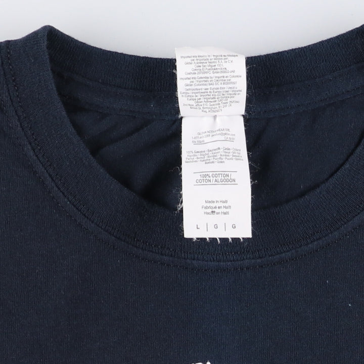 Gildan Johnny Cash Band T-shirt, Men's L size cotton black type Vintage Second Hand