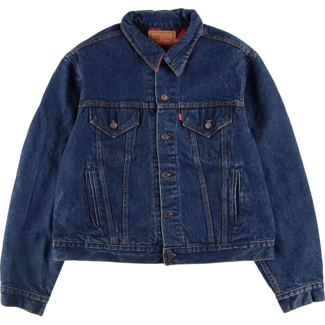 Levi's 70411-0816 denim jacket, denim jacket, made in the USA, men's size L, vintage cotton blue type Vintage Second Hand