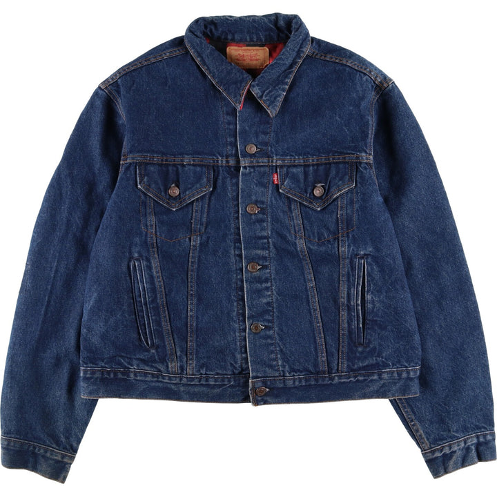 Levi's 70411-0816 denim jacket, denim jacket, made in the USA, men's size L, vintage cotton blue type Vintage Second Hand