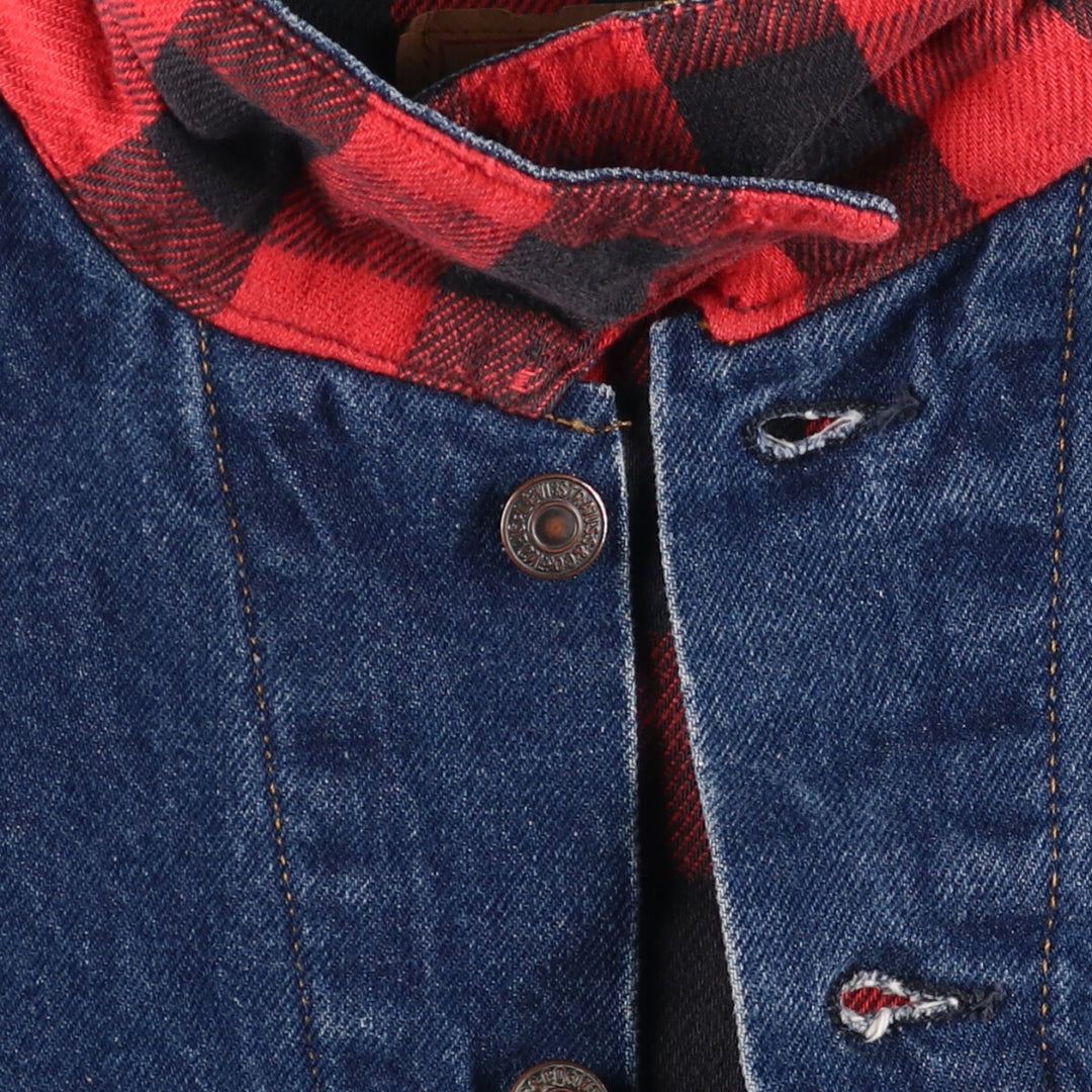 Levi's 70411-0816 denim jacket, denim jacket, made in the USA, men's size L, vintage cotton blue type Vintage Second Hand