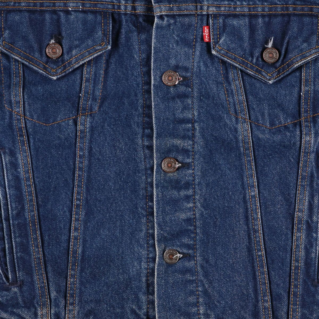Levi's 70411-0816 denim jacket, denim jacket, made in the USA, men's size L, vintage cotton blue type Vintage Second Hand