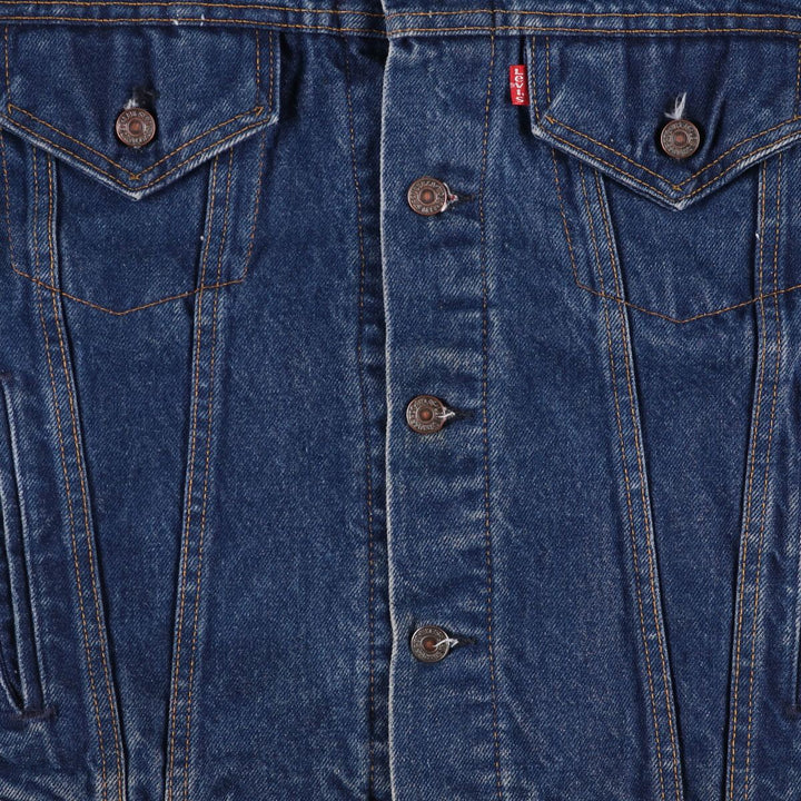 Levi's 70411-0816 denim jacket, denim jacket, made in the USA, men's size L, vintage cotton blue type Vintage Second Hand