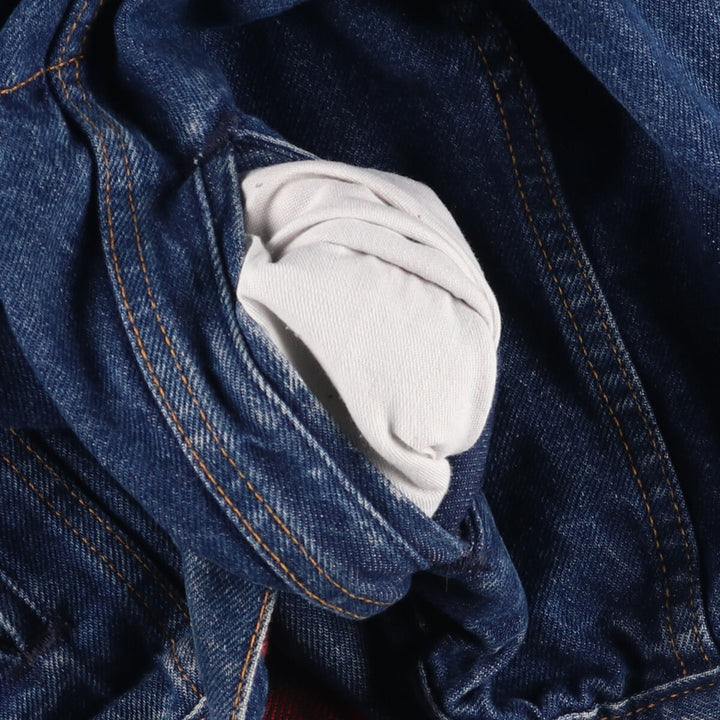 Levi's 70411-0816 denim jacket, denim jacket, made in the USA, men's size L, vintage cotton blue type Vintage Second Hand