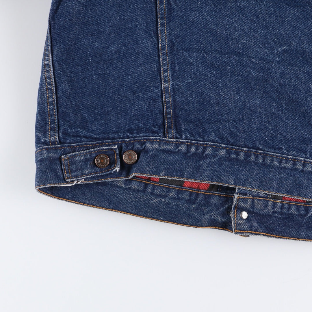 Levi's 70411-0816 denim jacket, denim jacket, made in the USA, men's size L, vintage cotton blue type Vintage Second Hand