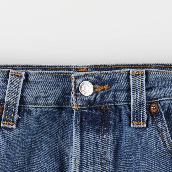 Levi's 501 straight denim pants for men, size W34 cotton blue type Vintage Second Hand
